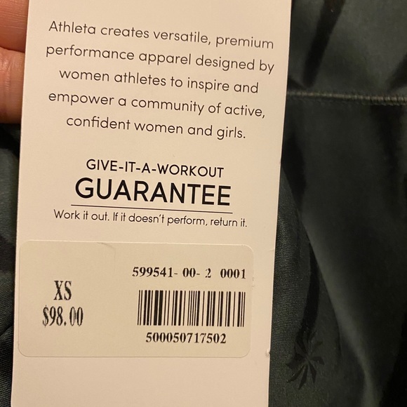 NWT Athleta Salutation Zebra Legging XS - Picture 6 of 11